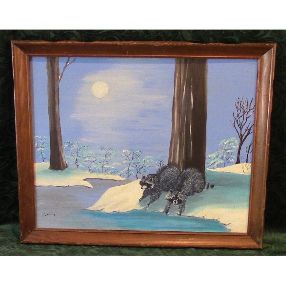 Winter Watch — Original Painting by Bonnie E. Fowler (19" x 22.5")